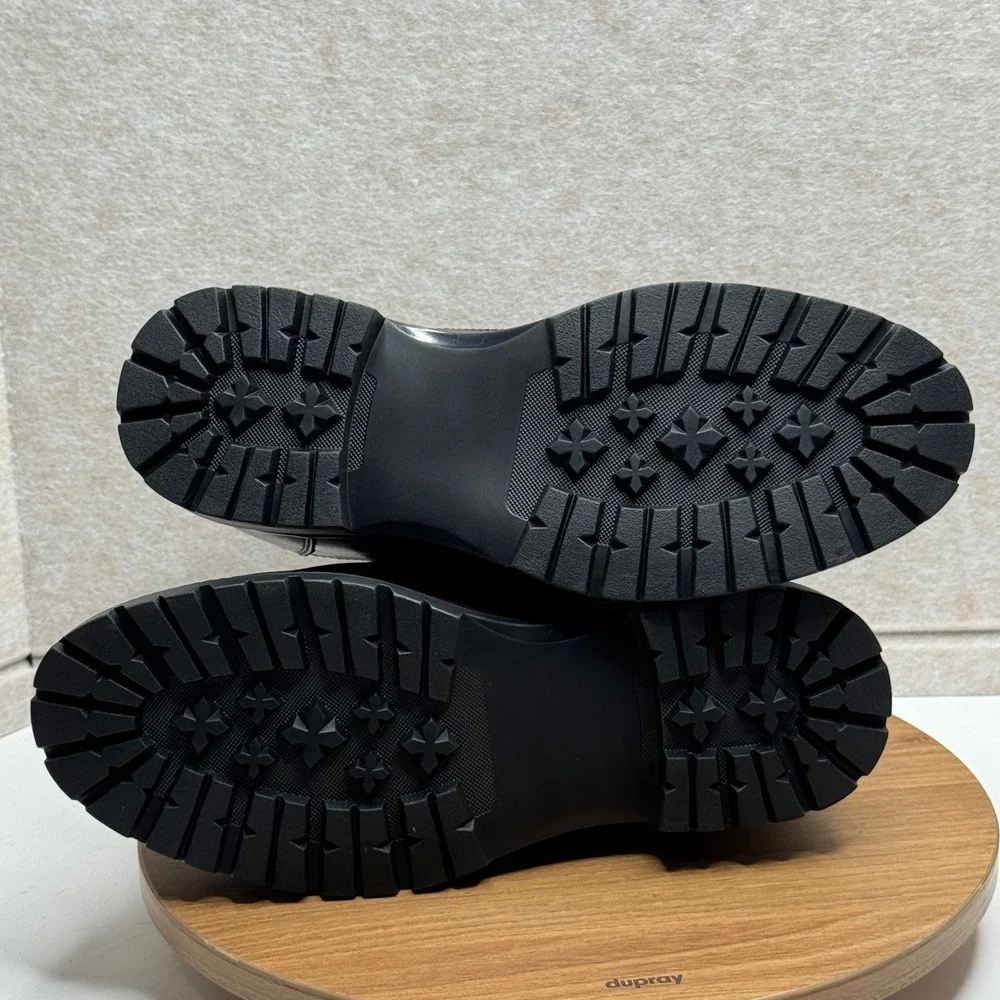 Calden 5.2 in Elevator Shoes Height Increasing Lace Up‎ Shoes boots Black US 7.5
